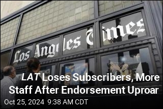 LAT Loses Subscribers, More Staff After Endorsement Uproar