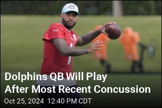 Dolphins QB Will Play After Most Recent Concussion