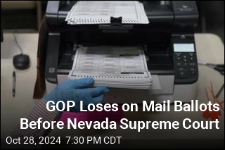 GOP Loses on Mail Ballots Before Nevada Supreme Court