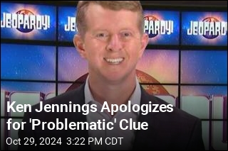 Ken Jennings Apologizes for &#39;Problematic&#39; Clue