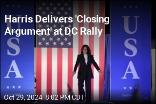 Harris Delivers &#39;Closing Argument&#39; at DC Rally