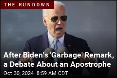 Biden's Use of the Word 'Garbage' Causes a Ruckus