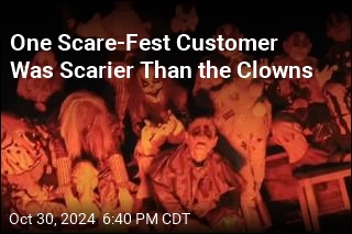 Creepy Clown at &#39;Scare-Fest&#39; Attacked With Needle