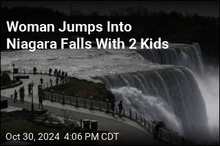 Woman Jumps Into Niagara Falls With 2 Kids