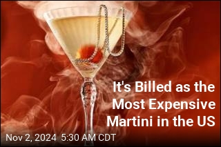 It&#39;s Billed as the Most Expensive Martini in the US