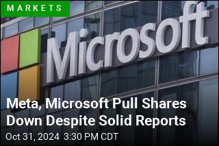 Meta, Microsoft Pull Shares Down Despite Solid Profits