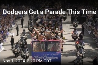 Dodgers Get a Parade This Time