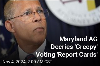 Maryland AG Decries &#39;Creepy&#39; Voting &#39;Report Cards&#39;