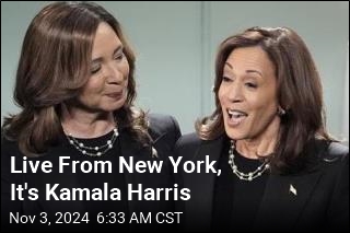 Harris Drops by SNL to Check Out Her Doppelganger