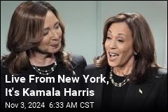 Harris Drops by SNL to Check Out Her Doppelganger