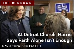 Harris Asks Congregation to Turn Faith Into Action