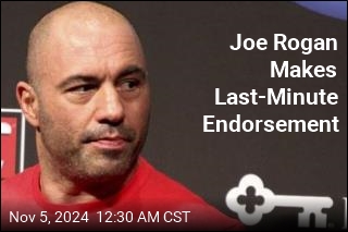 Joe Rogan Makes Last-Minute Endorsement