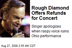 Rough Diamond Offers Refunds for Concert