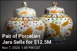 Pair of Porcelain Jars Sells for $12.5M