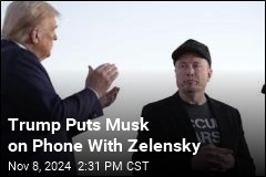 Trump Includes Elon Musk on Call With Zelensky