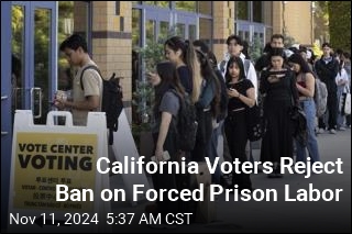 California Voters Reject Ban on Forced Prison Labor