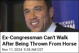 Ex-Congressman Can&#39;t Walk After Being Thrown From Horse