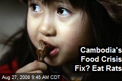 Cambodia's Food Crisis Fix? Eat Rats