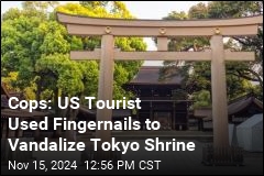 Cops: US Tourist Used Fingernails to Vandalize Tokyo Shrine