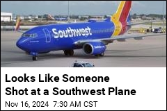 Looks Like Someone Shot at a Southwest Plane