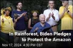 In Amazon, Biden Promises a Fight on Climate Change