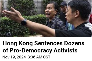 Hong Kong Sentences Dozens of Pro-Democracy Activists