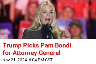 Trump Picks Pam Bondi for Attorney General