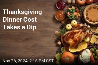 Thanksgiving Dinner Cost Takes a Dip