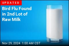 Bird Flu Found in Batch of Raw Milk