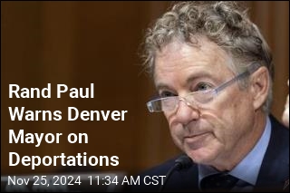 Rand Paul to Denver Mayor: Don&#39;t Resist Trump on Migrants