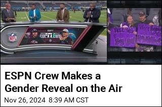 ESPN Crew Assists Gender Reveal on the Air