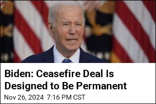 Biden Says Ceasefire Will Take Effect Wednesday