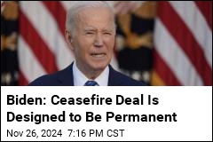 Biden Says Ceasefire Will Take Effect Wednesday