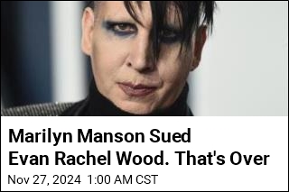 Marilyn Manson Drops Suit Against Evan Rachel Wood