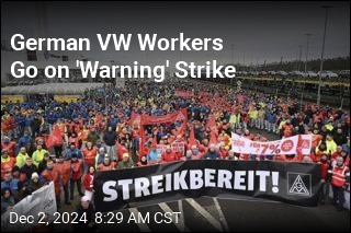 VW Workers Go on &#39;Warning&#39; Strike