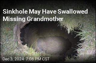 Sinkhole May Have Swallowed Missing Grandmother