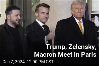 Macron Hosts Trump, Zelensky Meeting