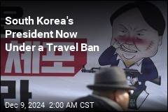 South Korea&#39;s President Now Under a Travel Ban