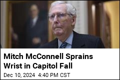 McConnell Gets Medical Attention After Capitol Fall