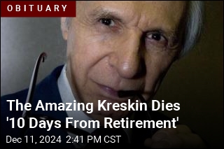 The Amazing Kreskin Dies