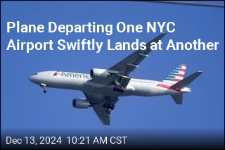 Plane Departing One NYC Airport Swiftly Lands at Another