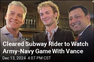 Cleared Subway Rider to Watch Army-Navy Game With Vance