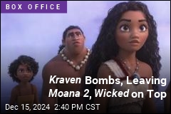 Kraven Bombs, Leaving Moana 2 , Wicked on Top