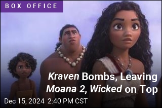 Kraven Bombs, Leaving Moana 2 , Wicked on Top