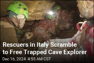 Rescuers in Italy Scramble to Free Trapped Cave Explorer