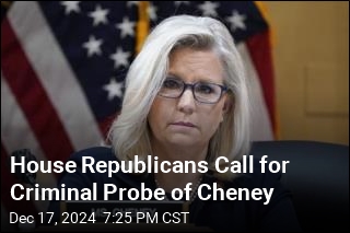 House GOP Report Calls for Cheney Investigation