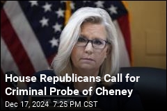 House GOP Report Calls for Cheney Investigation