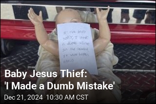 Stolen Baby Jesus Returned, With Apology