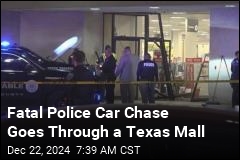 Pickup Fleeing Police Drives Through Texas Mall