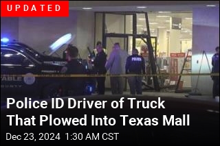 Pickup Fleeing Police Drives Through Texas Mall